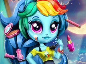 Rainbow Dash K-Pop Style Dress Up