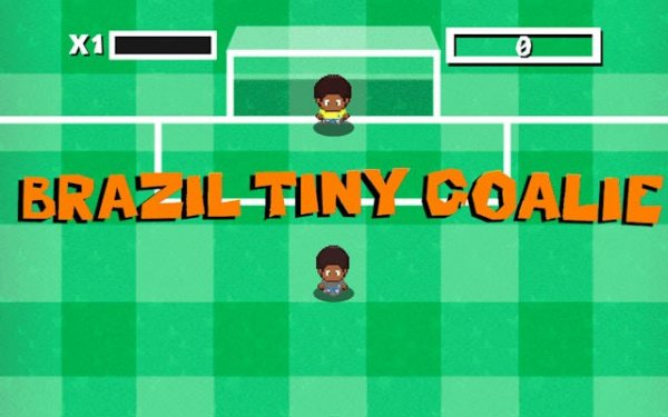 Brazil Tiny Goalie - Soccer Goalkeeper Online Arcade Game