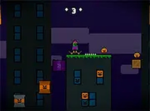 Obby Halloween: Danger Skate Online Arcade Game