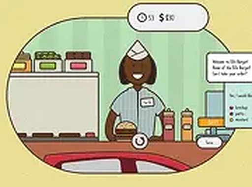 Ed's Burger Shop Management Game Online - Cooking Arcade Game