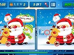 Santa Claus Differences: Christmas Spot the Difference Puzzle Game