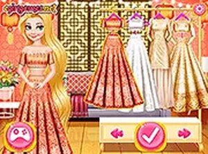Princess Wedding Theme: Oriental Dress Up Game