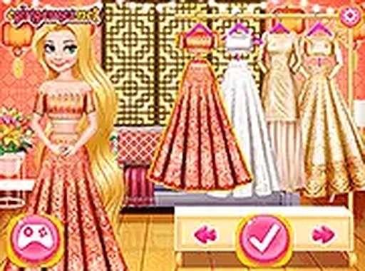 Princess Wedding Theme: Oriental Dress Up Game - Fashion Game