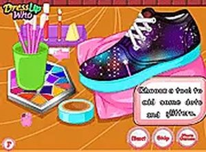 DIY Galaxy Shoes Online Game