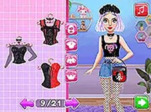 Soft Girl vs Dark Lolita Rivalry Fashion Game