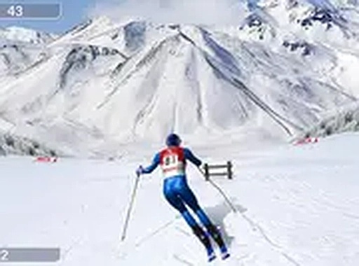 Downhill Ski Online Arcade Game