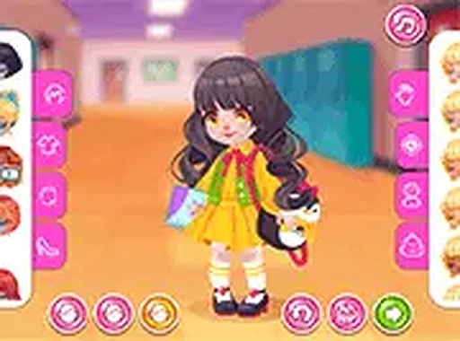 Toddie School Day Dress-Up Game Online Dress-Up Game