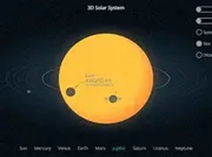 3D Solar System Online Game