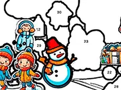 Sticker Book Puzzle: Color By Number Online Puzzle Game