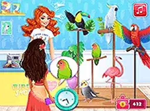 Exotic Birds Pet Shop Online Game - Management Game