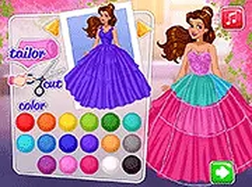 Princess Prom Fashion Design Online Dress-Up Game