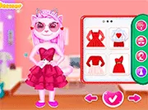 Angela Perfect Valentine's Dress Up Online Game Dress Up Game