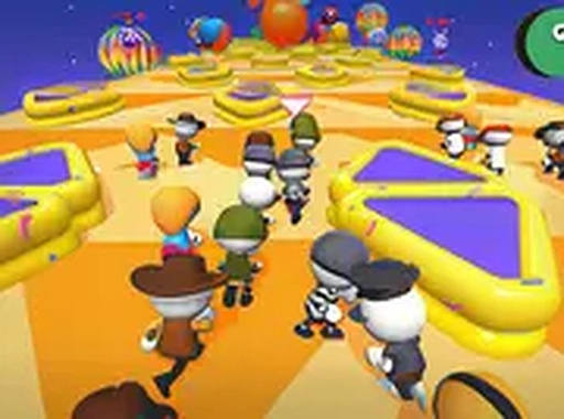 Fall Friends Challenge Online Race Game - Arcade Game