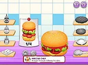 Nom Nom Good Burger Cooking Game