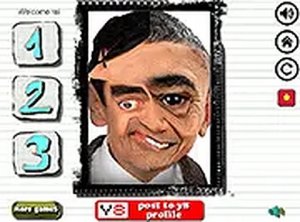 Funny Mr Bean Face Online Game