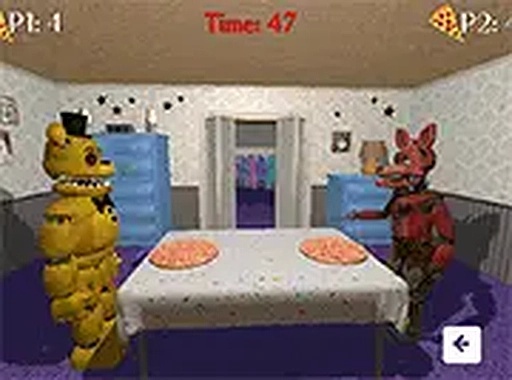 2 Player FNAF Pizza Eating Game Online Arcade Game